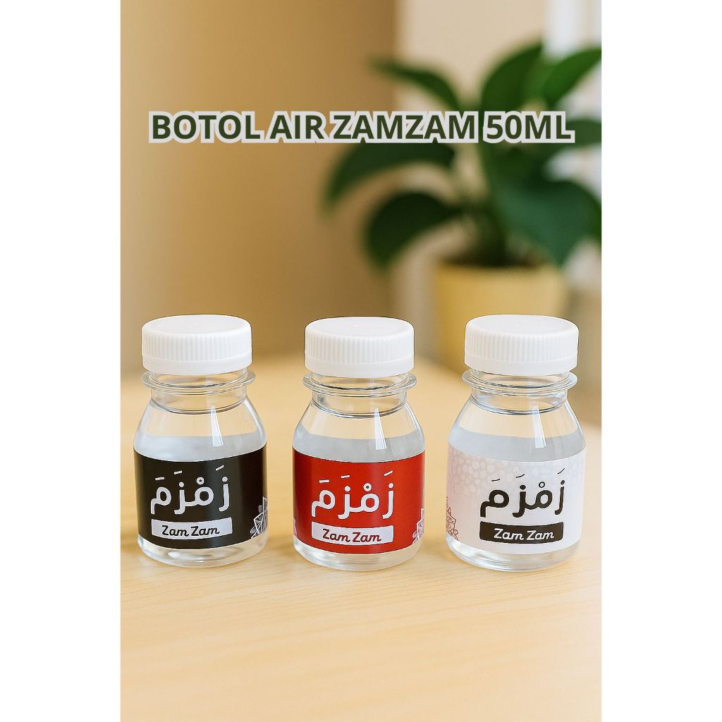 

Botol Air Zam Zam 50 ml (Botol Plastik)
