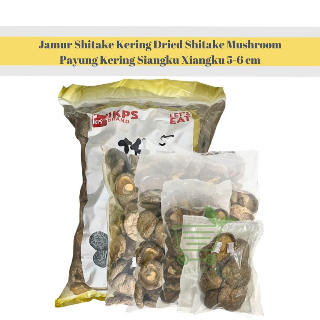 

Jamur Shitake Kering Dried Shitake Mushroom Payung Kering Siangku Xiangku 5-6 cm 500g/1kg/3kg