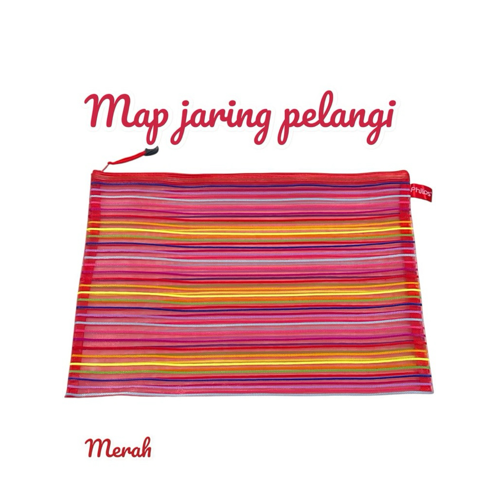 

Map Jaring sleting warna pelangi.