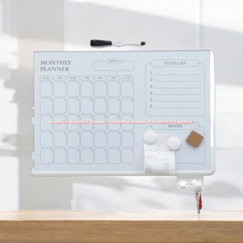 

Odi 48x35cm Magnetic Monthly Planner Papan Tulis Magnet Warna Putih Susunan Acara Agenda Bulanan Mudah Dibersihkan Dilengkapi Template Grid