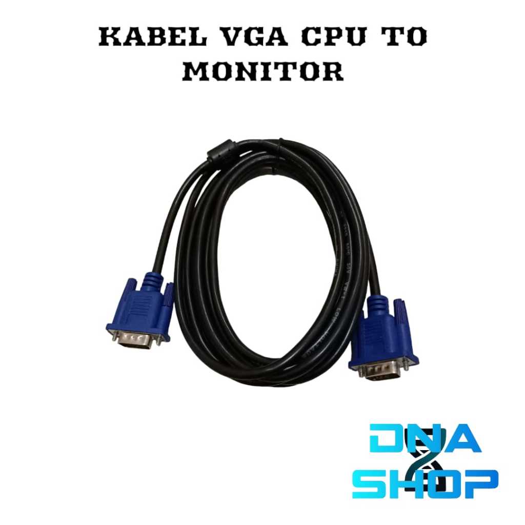 Kabel VGA Komputer CPU Monitor Proyektor VGA CABLE