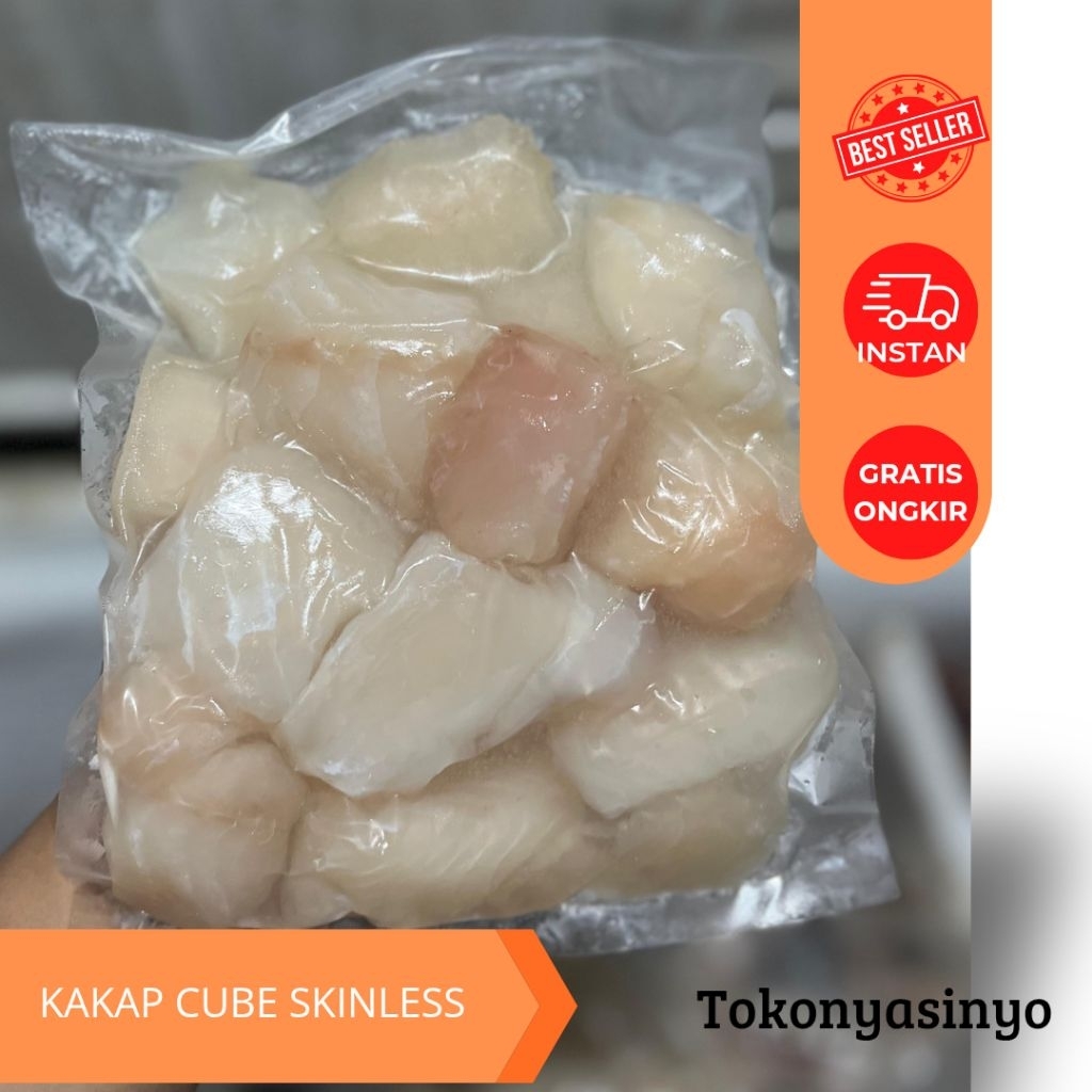 

KAKAP CUBE SKINLESS 500GR — FRESH & FROZEN