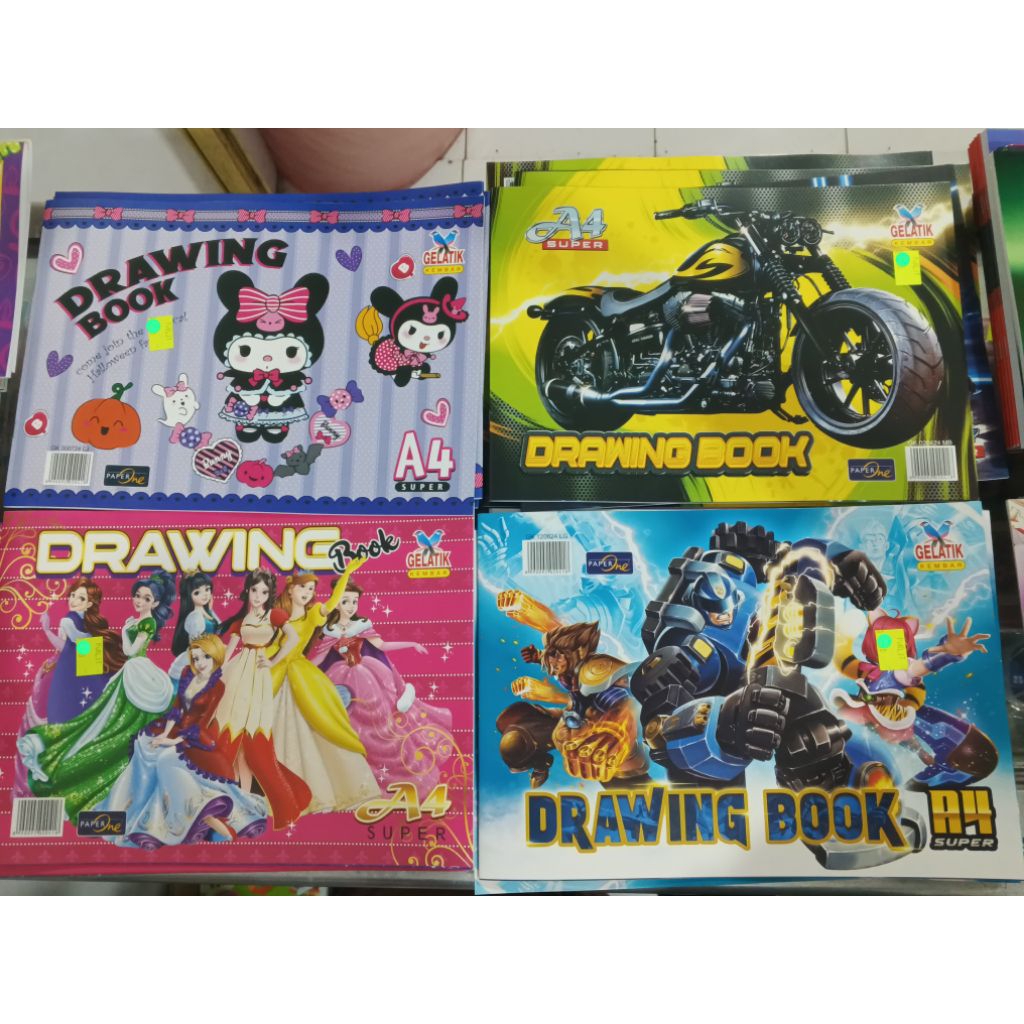 

BUKU GAMBAR A4 GELATIK (1PCS) Buku Gambar PaperOne