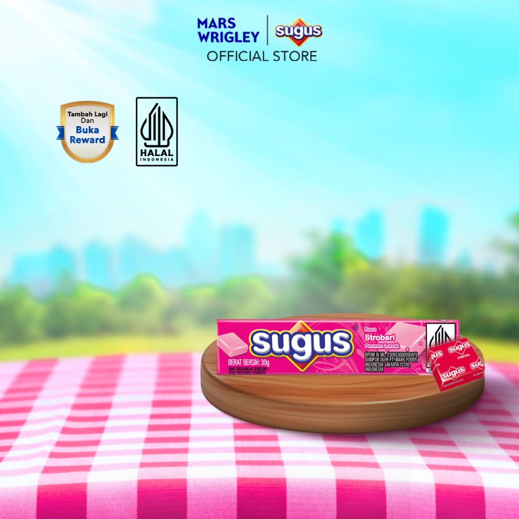 

SUGUS Stick Strawberry 30g