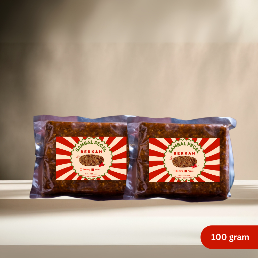 

Sambal Pecel 100gr @2pcs – Kemasan Ekonomis, Level Pedas