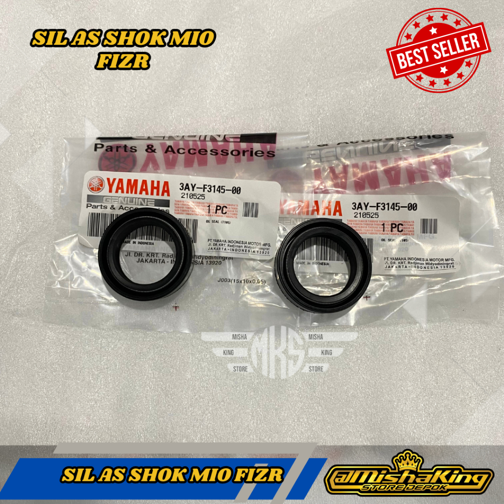PER PCS SEAL SHOCK SHOK DEPAN MIO SPORTY SMILE NOUVO MIO J M3 SOUL GT AEROX ORIGINAL ORI YAMAHA