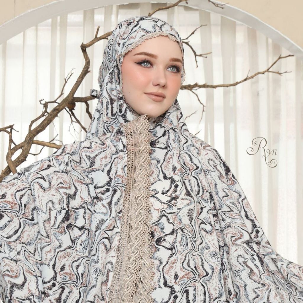 Mukena Rayon Jumbo Premium Mukena RYN Rayyan Official Ori Original 100% Mukena Travel Dewasa Bahan R