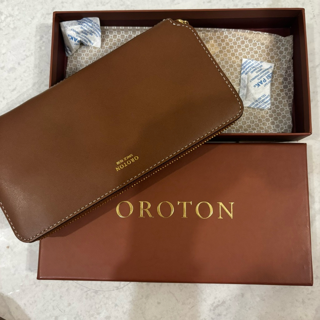 READY brand new oroton wallet warna coklat