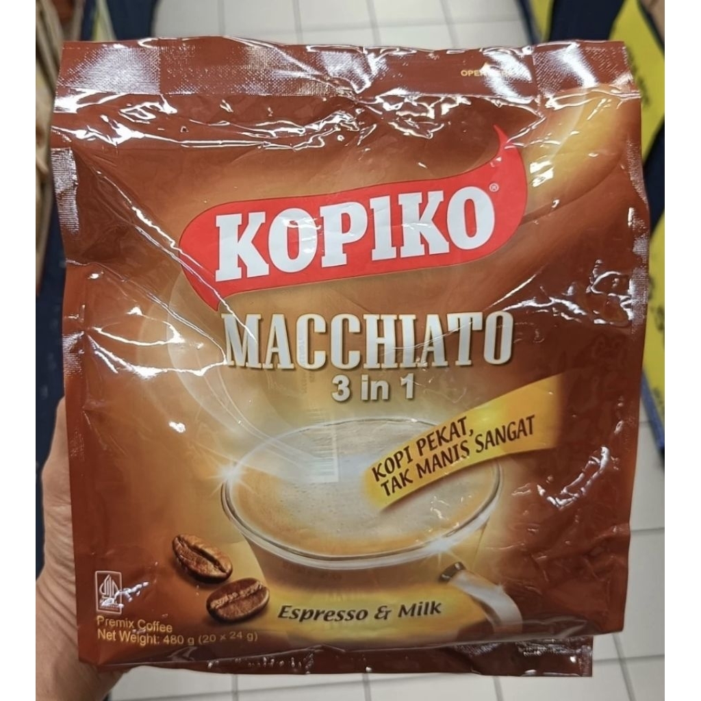 

Kopiko Macchiato 3in1 Malaysia 480gr (20sachet x 24gr)