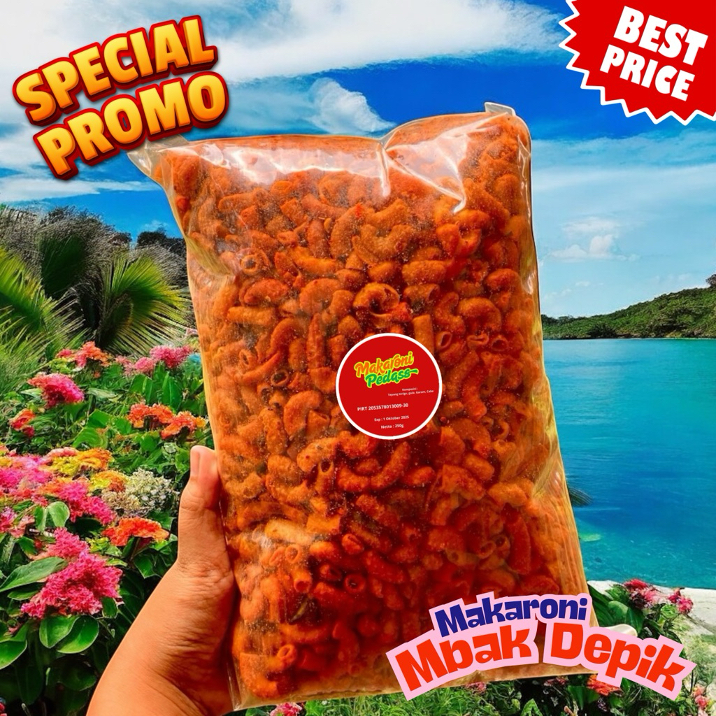 

Ngemil Hemat Makaroni 250gr Rasa Pedas Gila – Hanya di Surabaya!