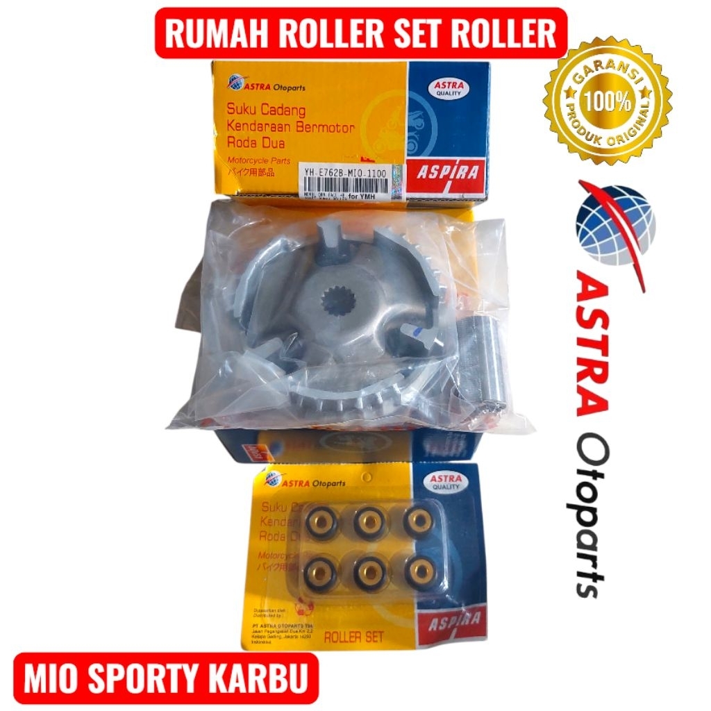 Rumah Roller Set Assy Mio Karbu Mio Sporty Original Astra Otopart