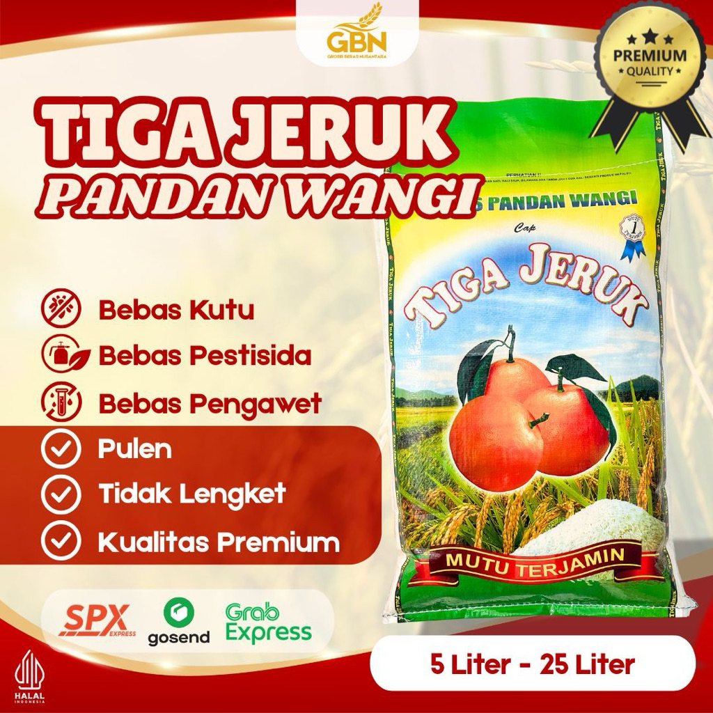 

BERAS TIGA JERUK (PANDAN WANGI )