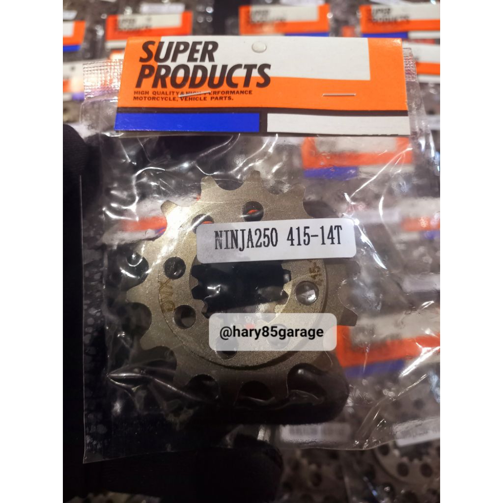 GEAR GIR DEPAN NINJA250, R25, DVX RACING 415 TIPIS