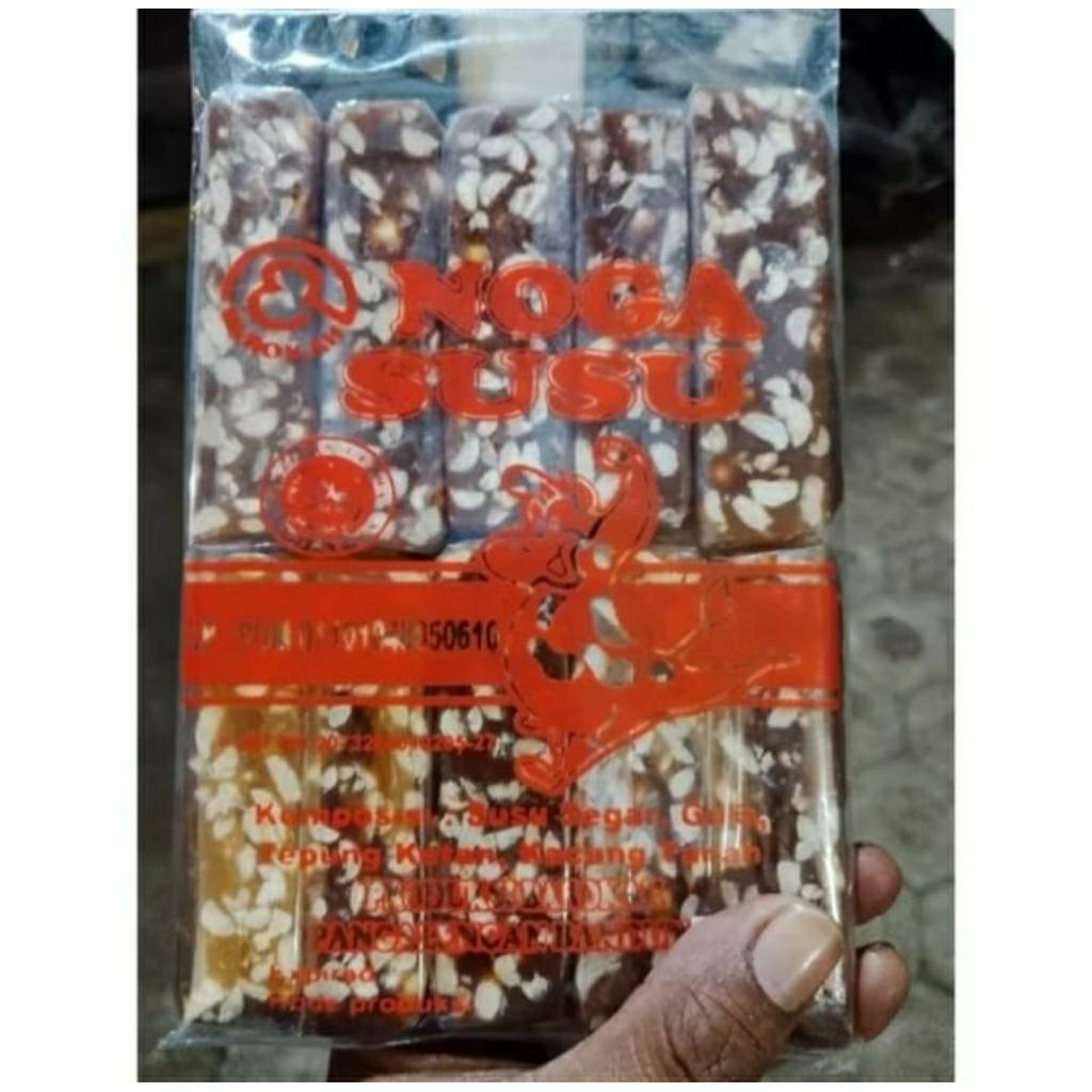 

Spesial NOGA KACANG SUSU Asli Pangalengan Noga Susu Manis 200 Gram gratis packing babblewarp cemilan Bandung