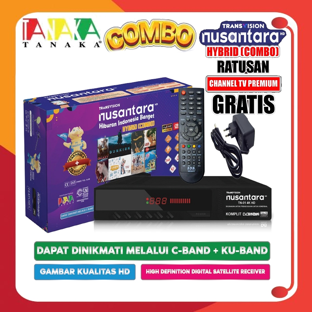 TRANSVISION NUSANTARA HD COMBO (S2+T2) / Nusantara HD Combo