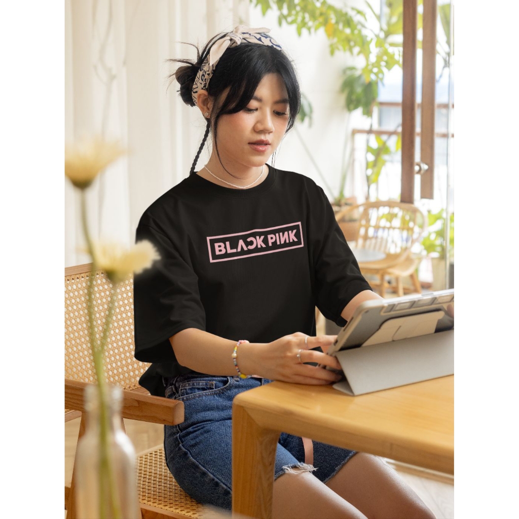 Kaos Oversize BLACKPINK – Official Vibes Jennie Jisoo Lisa Rosé | Blink Edition
