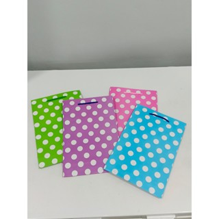 

Sp Paperbag Polkadot 21x8x31,5cm (6pcs)