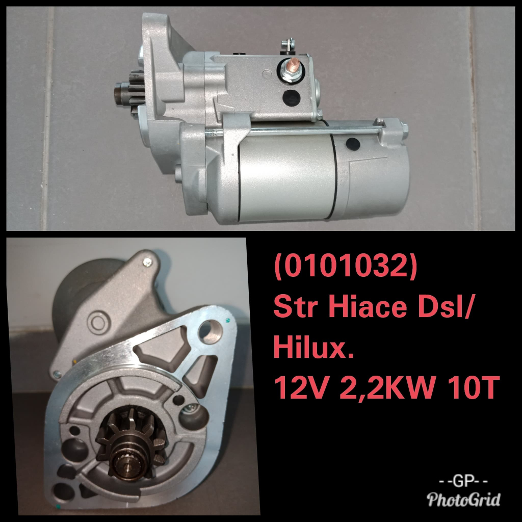 Dinamo Starter GP Hiace Diesel/ Innova Diesel /Fortuner VRZ 2012 ON