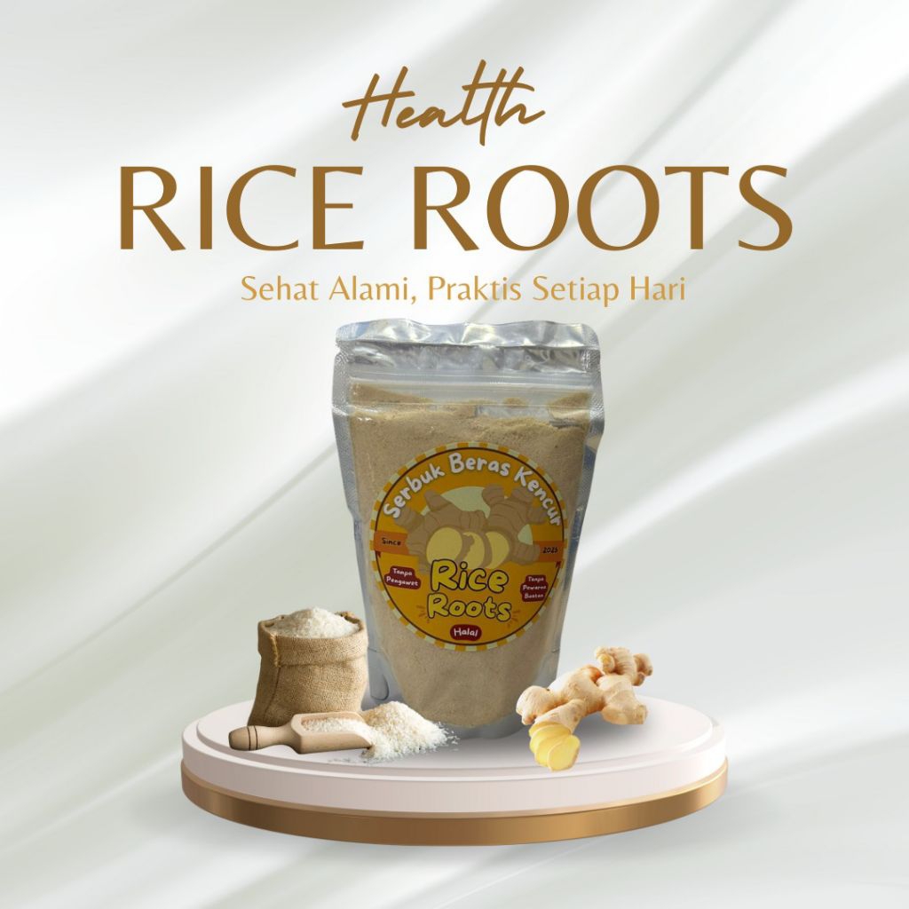 

Serbuk Instan Beras Kencur 100gr | Rice Roots