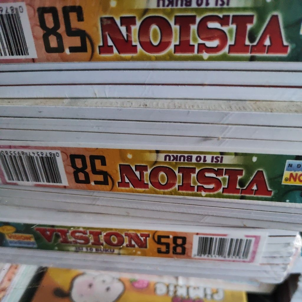 

buku vision 58 1 pak isi 10 buku