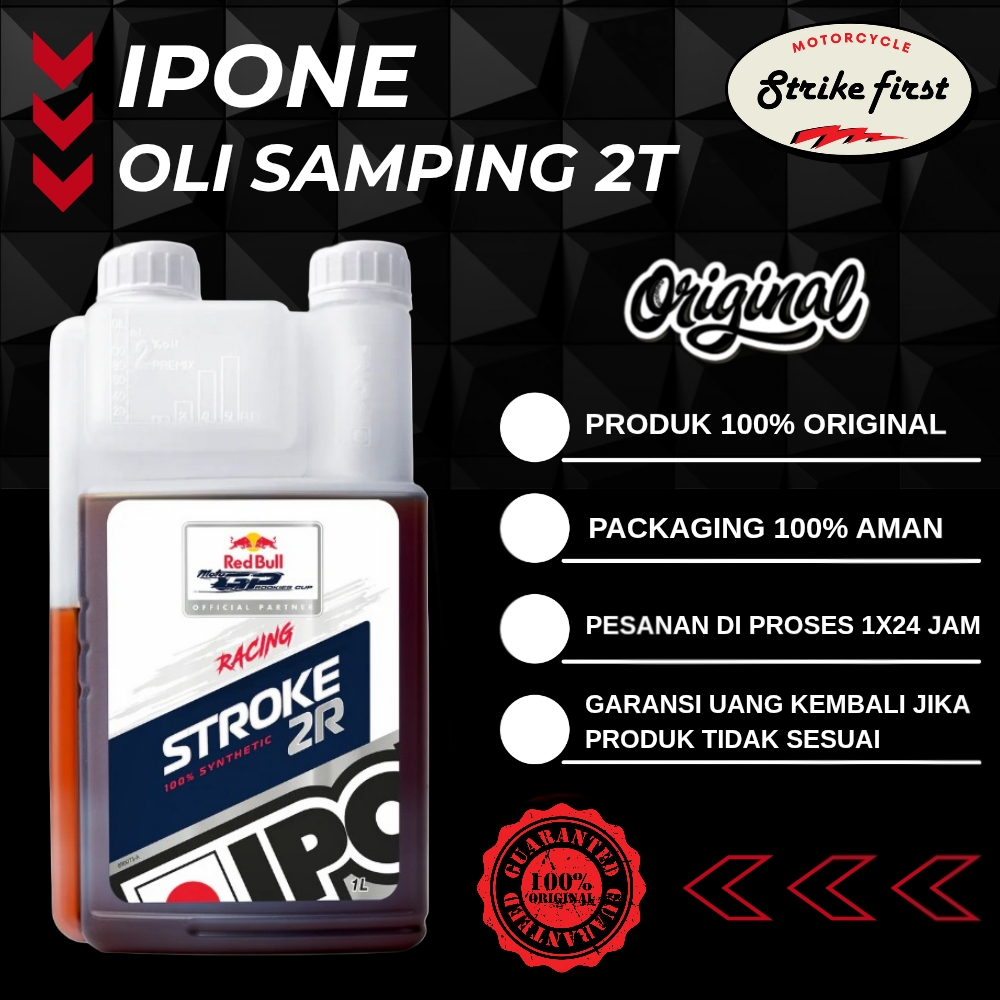 OLI SAMPING MOTOR 2 TAK IPONE STROKE 2R OLI SAMPING RACING ORIGINAL 100%