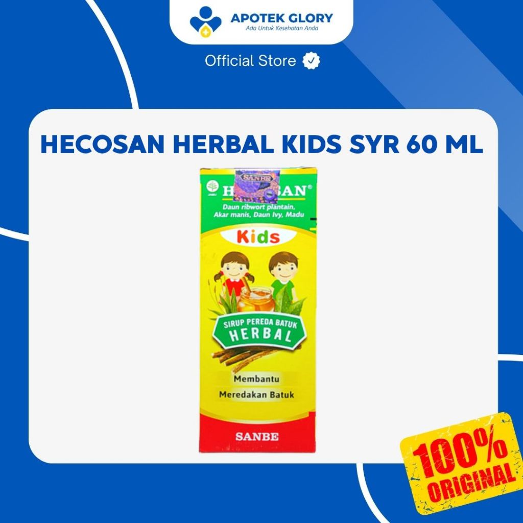 HECOSAN HERBAL KIDS 60ML SIRUP UNTUK BATUK BERDAHAK ANAK