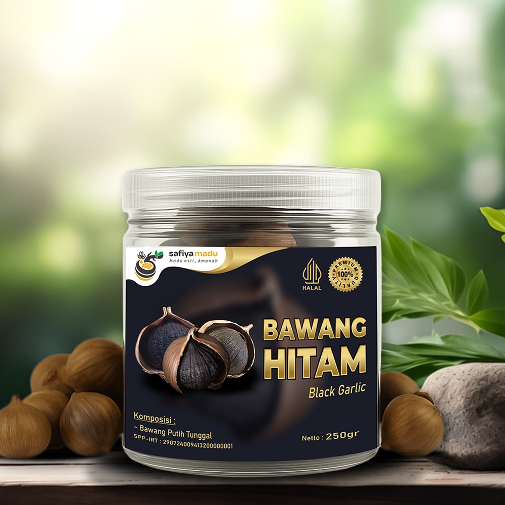 

BLACK GARLIC SAFIYA - BAWANG HITAM TUNGGAL | ANTI DARAH TINGGI & KOLESTROL