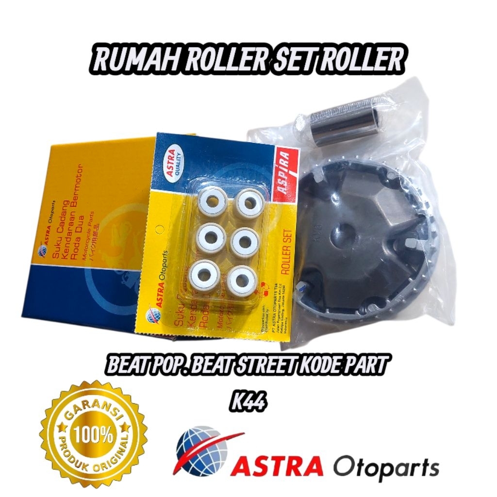 Rumah Roller Set Rumah Roller Assy Beat Pop Beat Street Aspira Original