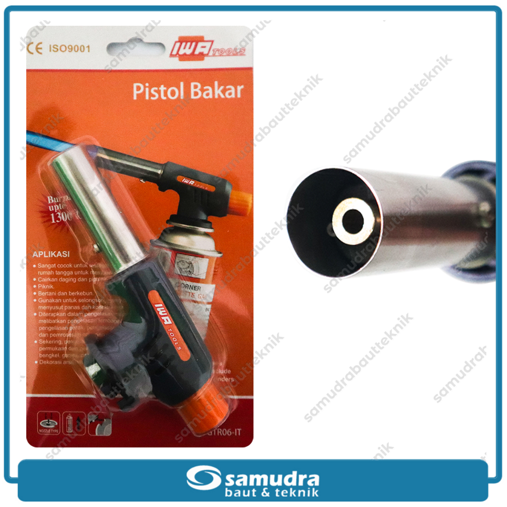 IWA Kepala Gas Blow Torch Pemantik Api Alat Bakar Las Portabel Kaleng