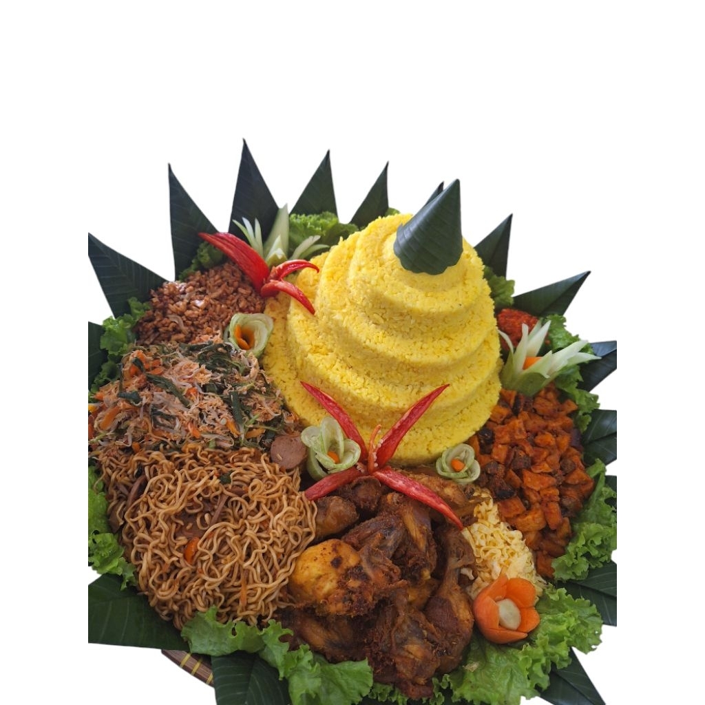 

Tumpeng Nasi Kuning 20 Orang Lengkap Murah Enak