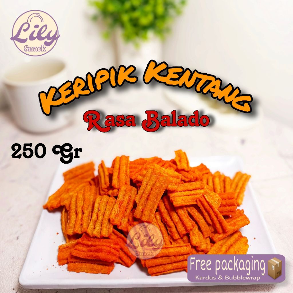 

Keripik Kentang Balado 250 Gram