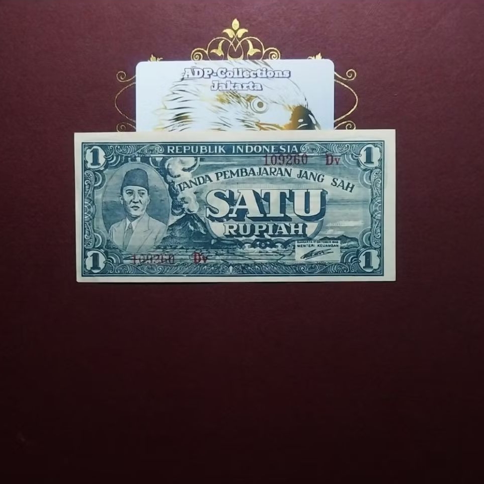 Uang kuno 1 rupiah 1945