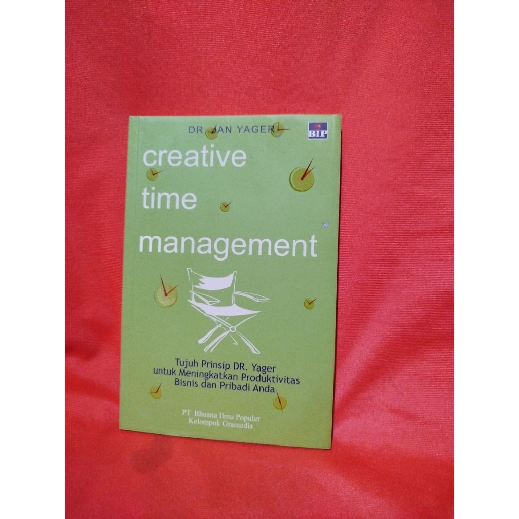 buku creative time management oleh DR. jan yager