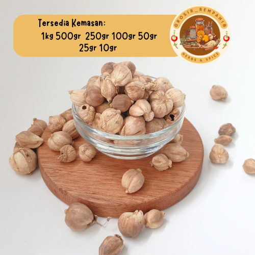 

Kapulaga lokal / Cardamom White / Cardamon White / Kapulaga Putih