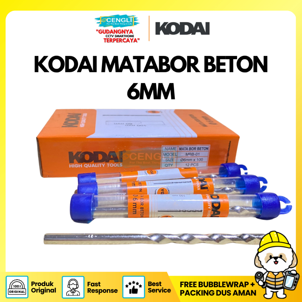 Mata Bor Beton 6mm / Mata Bor Beton 8mm Kodai