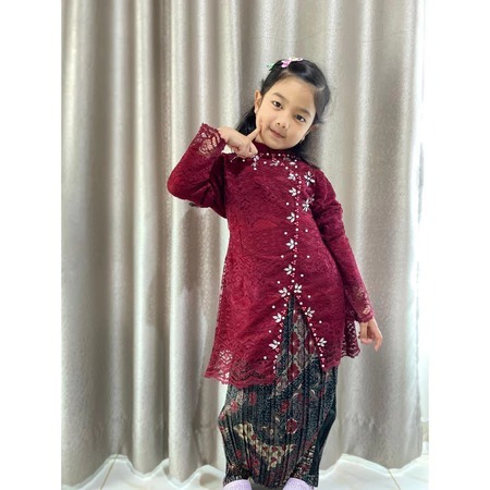 TERLARIS Kebaya Janggan Anak Perempuan 4 - 12 TAHUN / Kebaya Kartini Anak