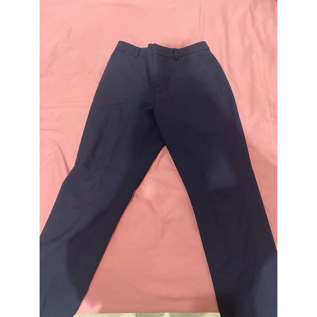 smart ankle uniqlo navy