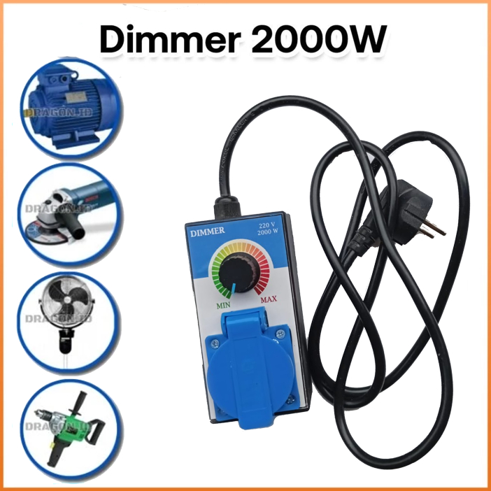 Dimmer Dimer 2000 Watt Ac 220v / Dimmer Pengatur Kecepatan