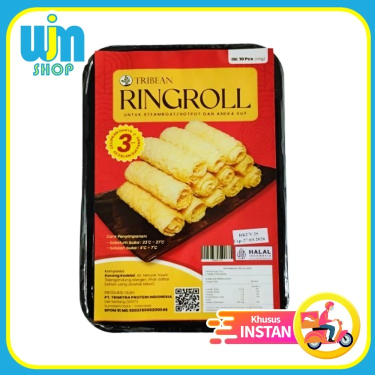 

Kembang Tahu Goreng Gulung Ringroll Tribean 120gr