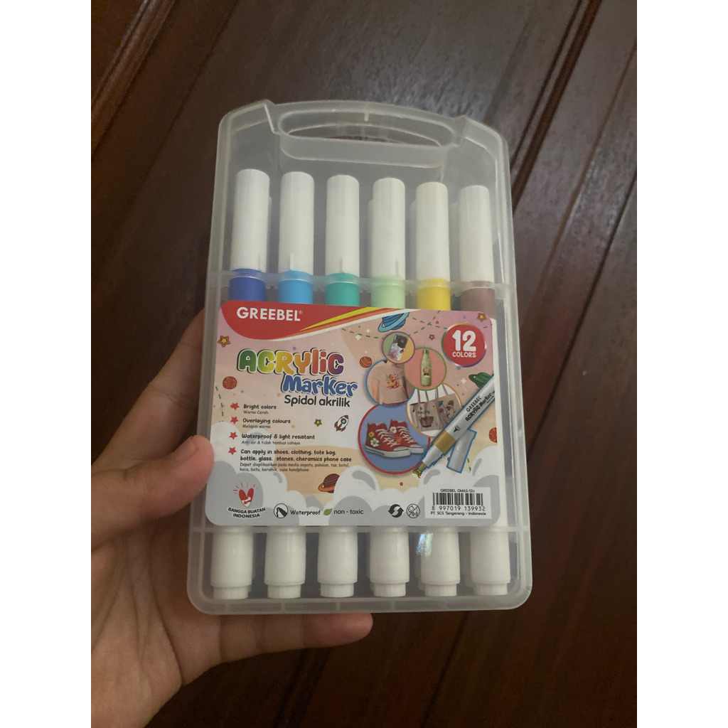 

spidol akrilik 12 warna