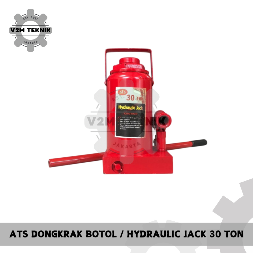 ATS Dongkrak Botol 30 TON / Hydraulic Jack 30 Ton / Dongkrak Model Botol