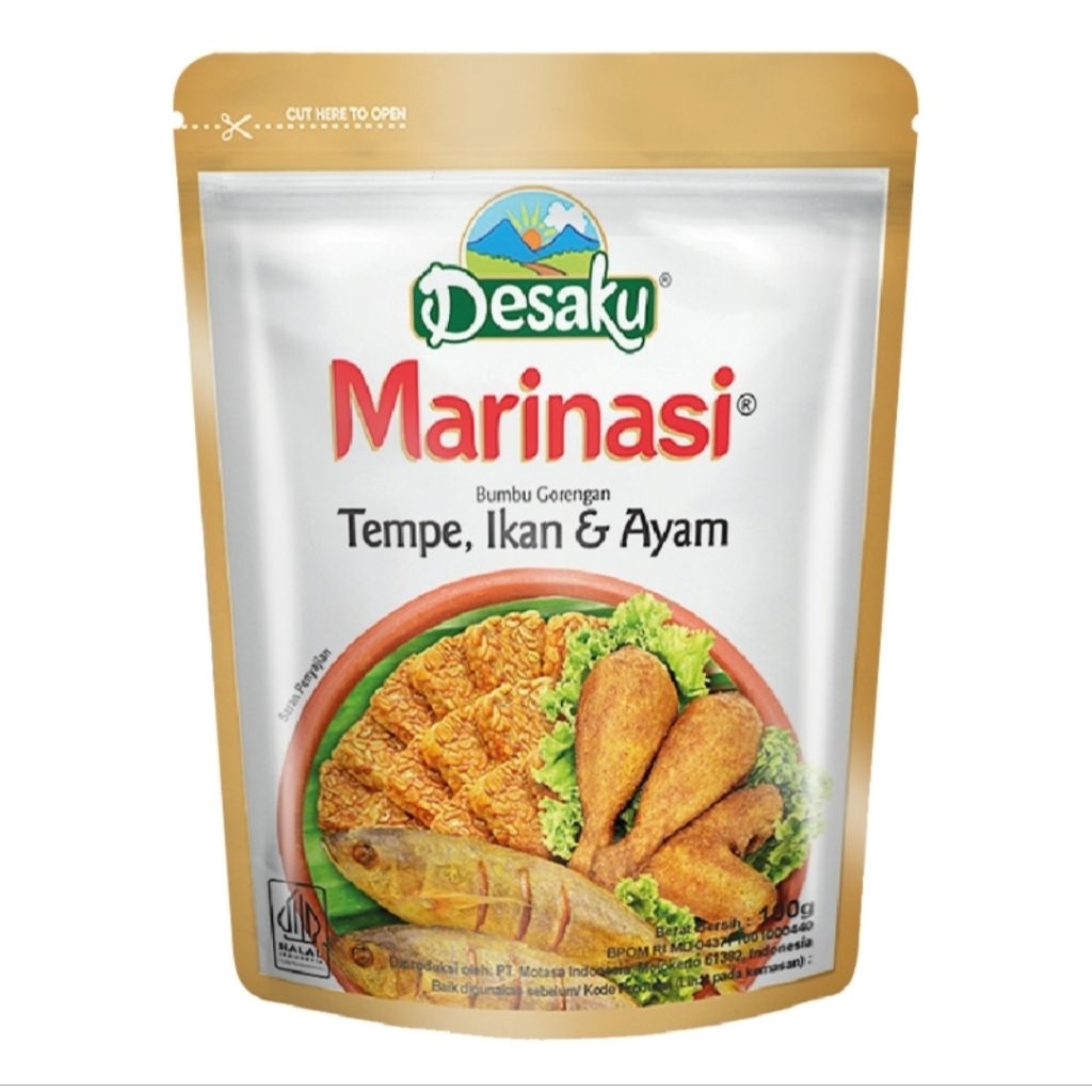 

Desaku Marinasi Bumbu Gorengan Tempe, Ikan & Ayam 100g