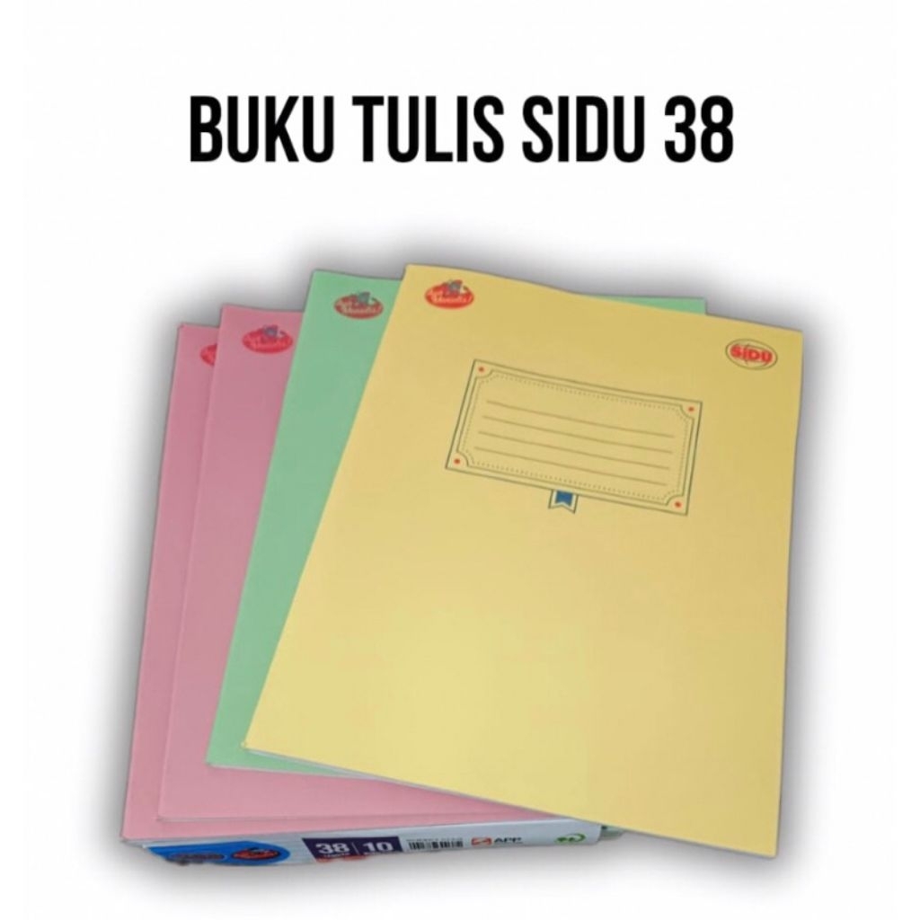 

Buku tulis Sidu ( Sinar Dunia) isi 38 lembar (10 pcs)