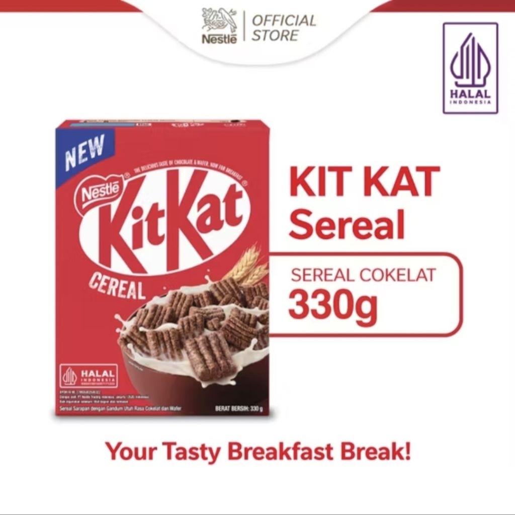 

Kit kat Sereal Coklat 330gr exp 26 Mei 2026