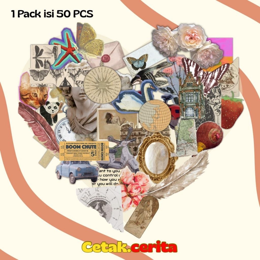 Stiker Estetik Stiker Laptop Stiker Koper Stiker macbook