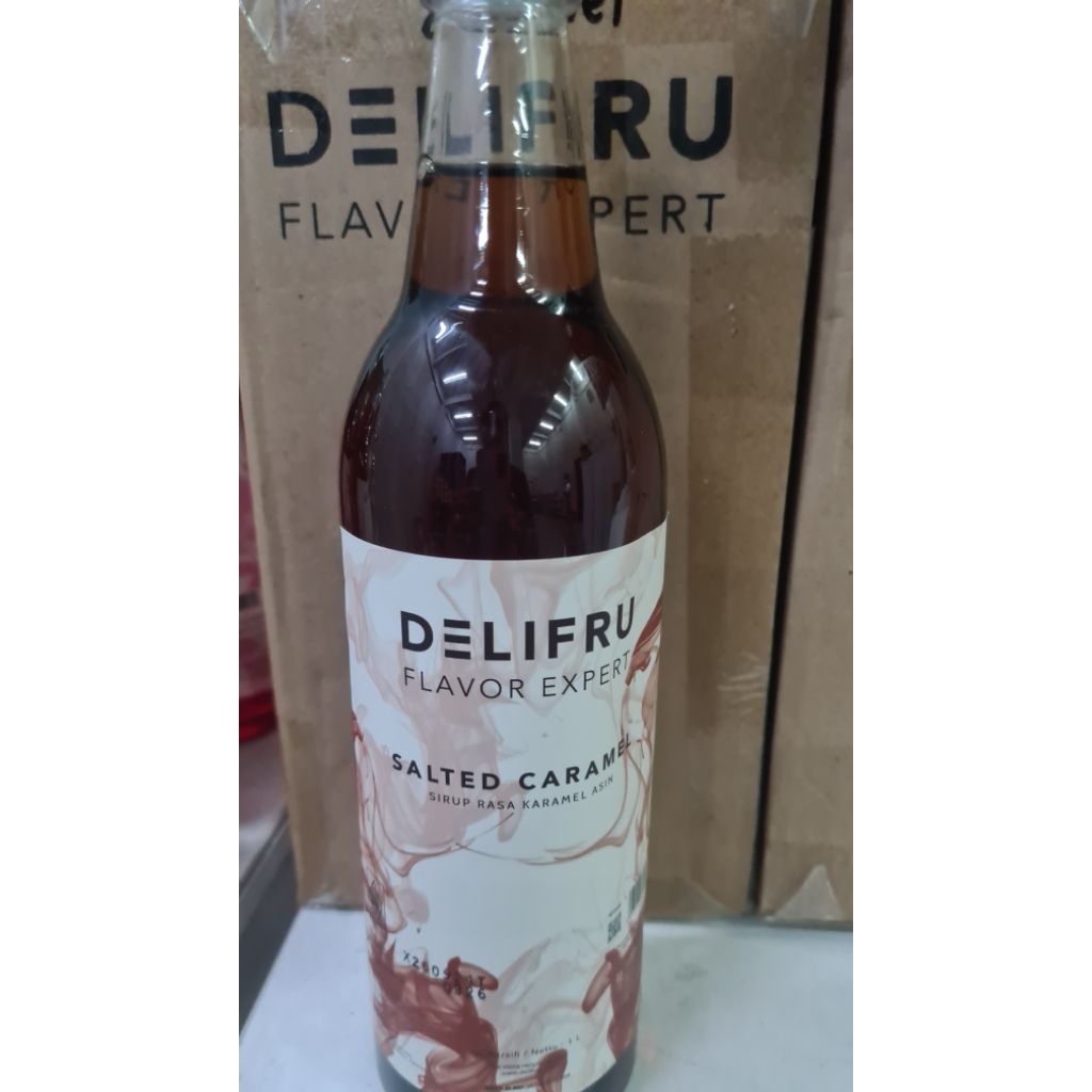 

syrup DELIFRU rasa salted caramel 1ltr