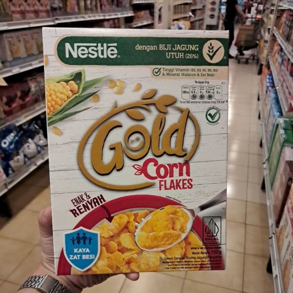 

Nestle Gold Corn Flakes Cereal 150 gr
