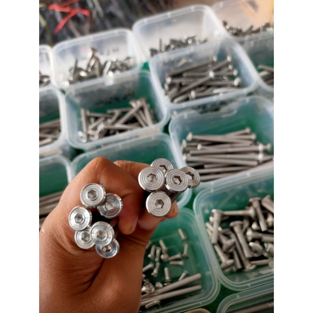 BAUT STENLIS SLIM M6/DRAT10 PANJANG 1.5-8CM