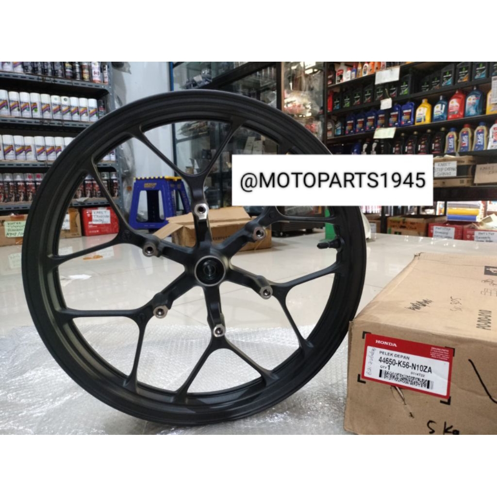 VELG DEPAN HONDA SUPRA GTR 150 RING 17" HITAM ORI AHM