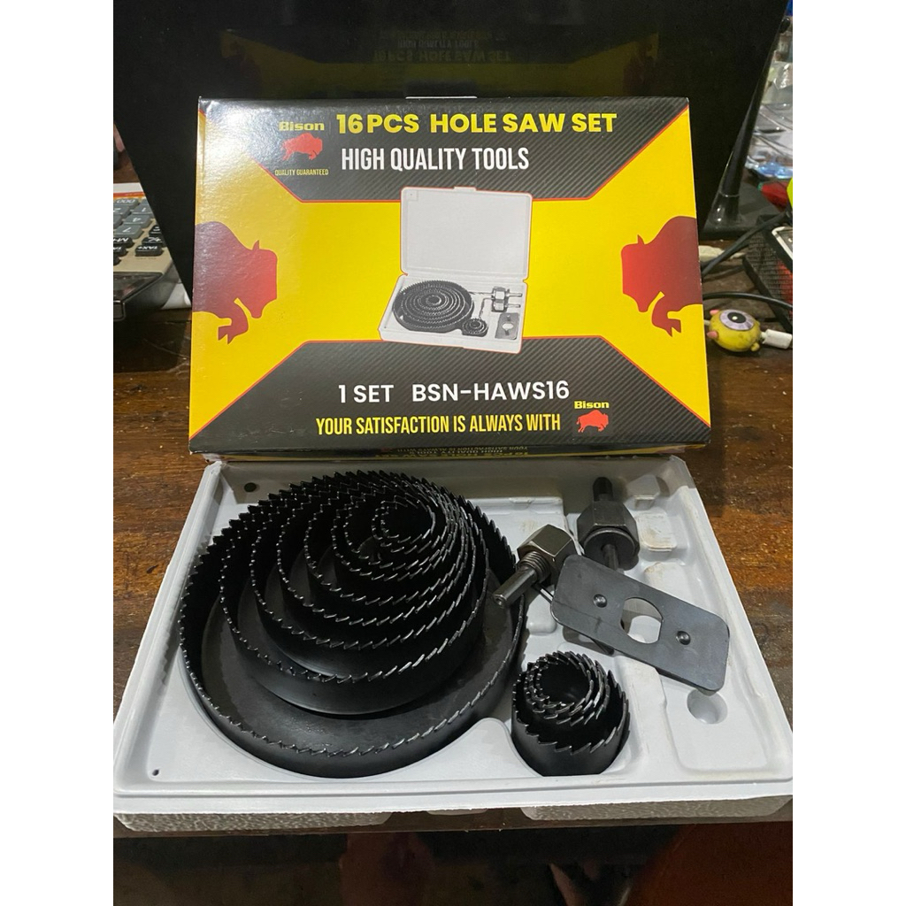 Mata bor hole saw 16 pcs BISON